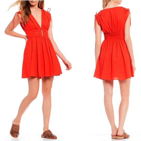 Free People Dresses & Skirts - Free People Roll The Dice Mini Dress-Size Large